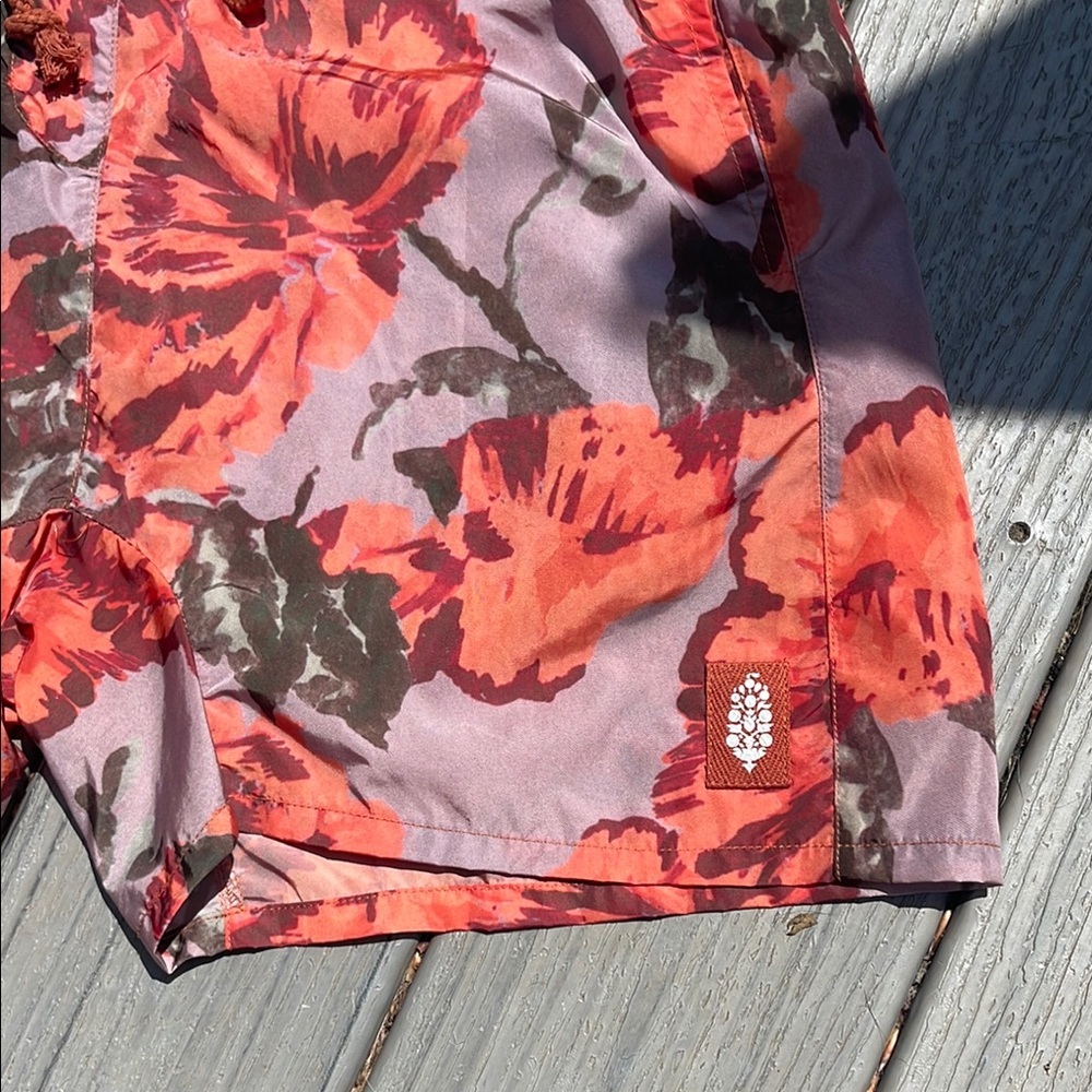 NWOT Free People Movement The Switchback Shorts in Water Color Print size M - Picture 5 of 13